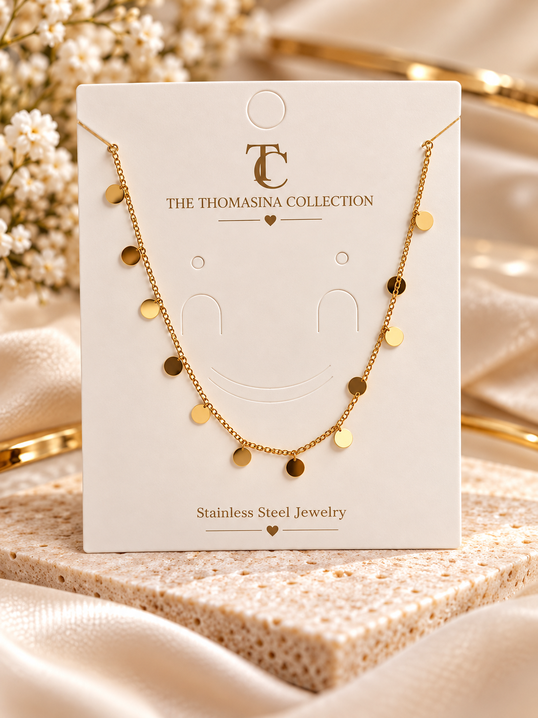 Celeste Necklace-Gold