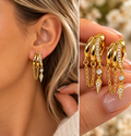 Celeste Chain drop Earrings