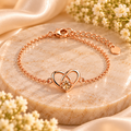 The Thomasina Eternal Love Heart Bracelet