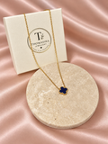 The Midnight Clover Necklace- Gold